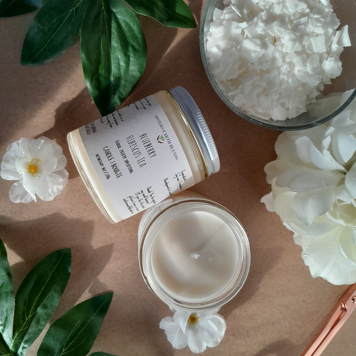 Blueberry Hibiscus Tea Candle Blend 6oz